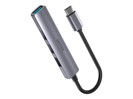 Unitek - hub - 4-in-1 USB C - 4 ports USB-Hubs - 4 - Grau
