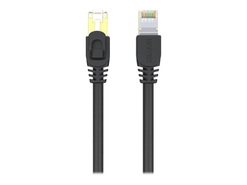 Unitek patch cable - 3 m - black - Schwarz - 3m