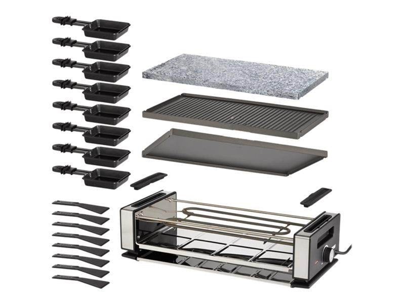 Unold 48760 Delice Basic - raclette/grill/griddle/hot stone - black/stainless steel