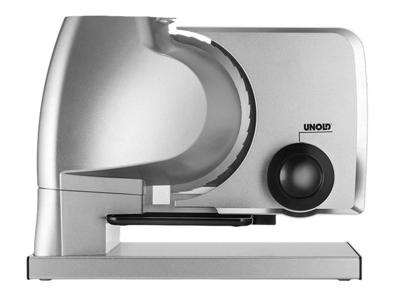 Unold Aufschnittmaschine 78826 Metal Plus - slicer - silver/black - 100 W