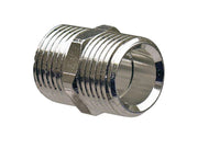 Uponor coupling plated uni 1/2mt-1/2mt