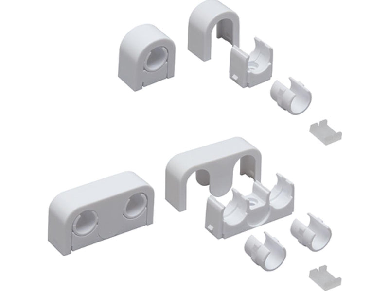 Uponor pipe clamp single 16-20 (white)