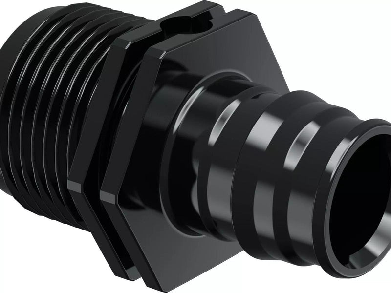 Uponor q&e adapter male thread ppsu black 20 x 34