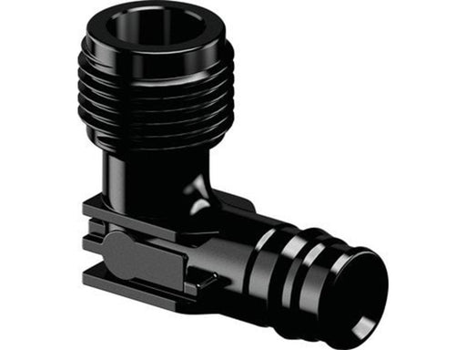 Uponor q&e elbow adapter 90° male thread ppsu black 16 mm x 12