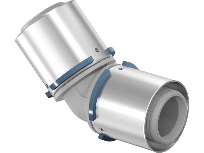 Uponor s-press composite elbow 45° 75 x 75 mm