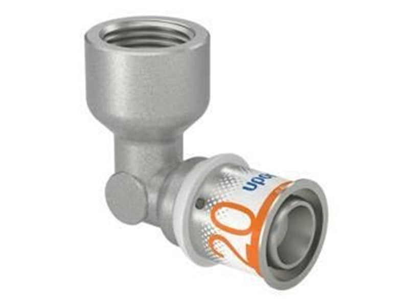 Uponor s-press plus elbow female thread 20 mm x 12