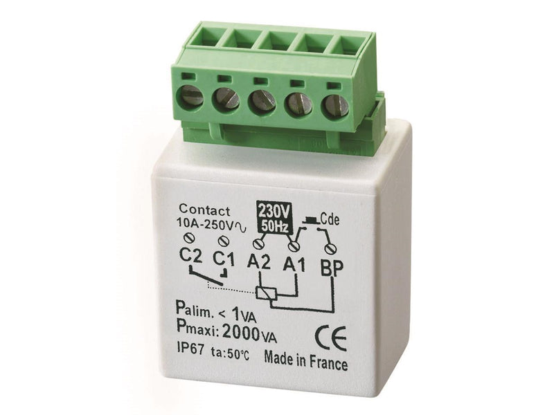 Urmet Mtr200e flush-mounted toggle relay with timer