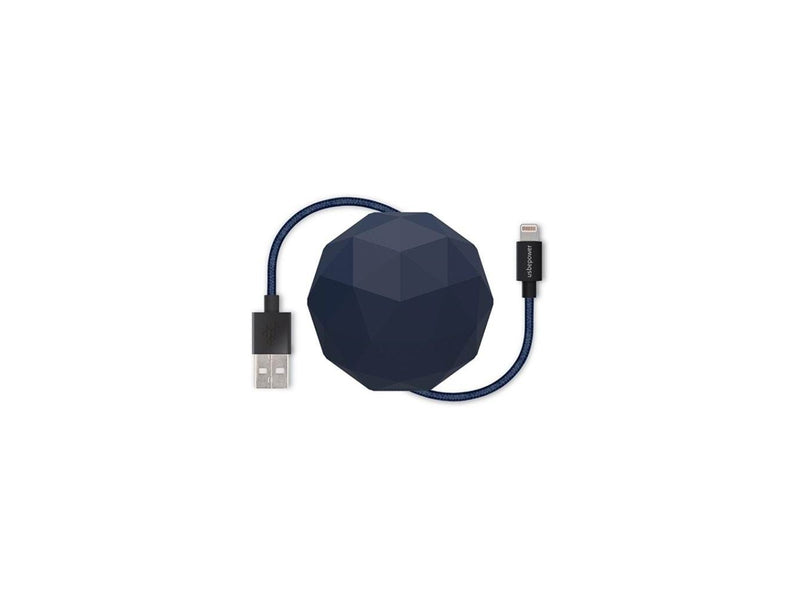 Usbepower COSMO Lightning - 1.2m Lightning cable with case - Navy