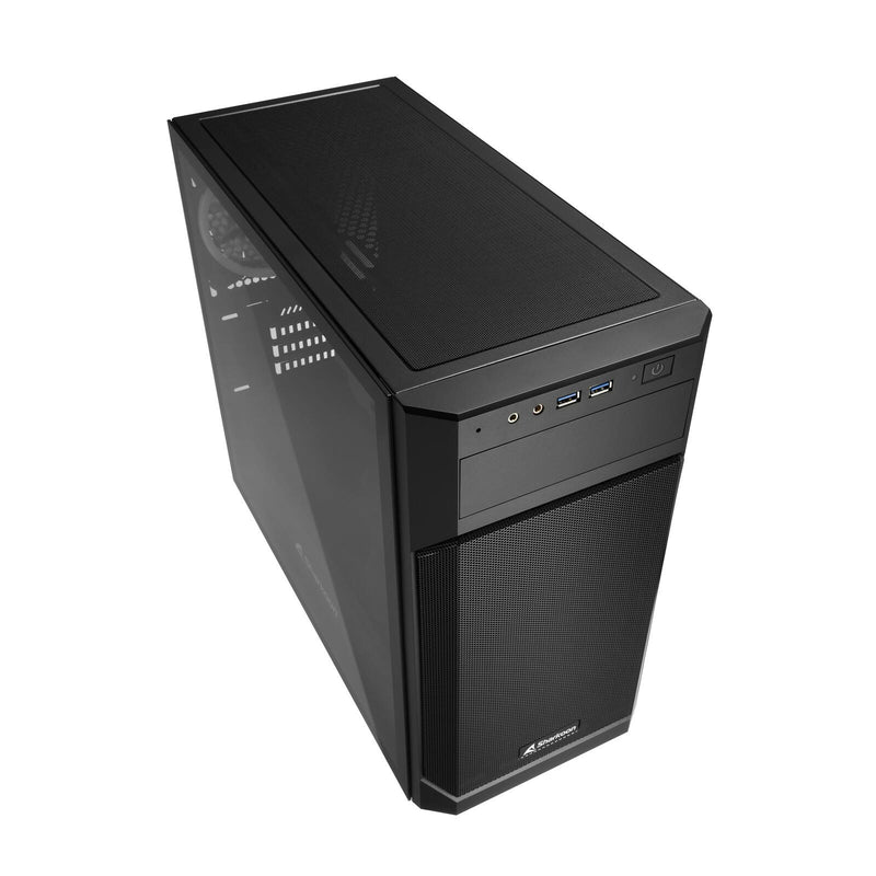 Sharkoon PC Gehäuse V1000 RGB Micro-ATX schwarz