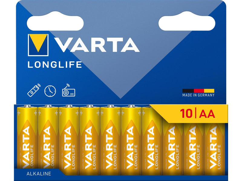 VARTA 4106101761 Longlife AA - 10-pack