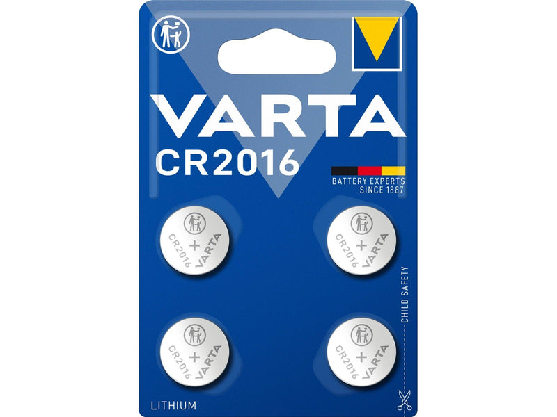 VARTA CR2016 Lithium Coin 4 Pack