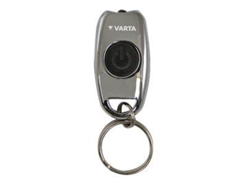VARTA Easy Line - keychain flashlight - LED - white light - chrome plated