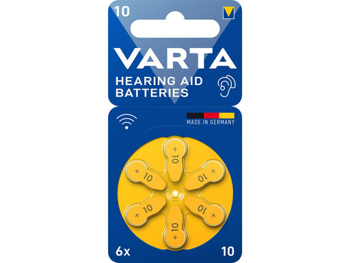 VARTA Hearing aid battery +10 Single-use battery PR70 Zinc-Air - 6-pack