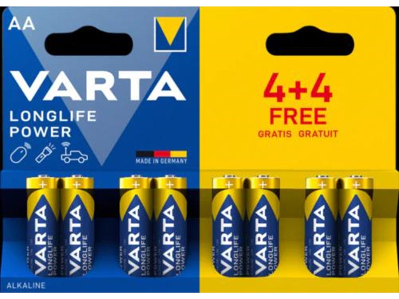 VARTA Longlife Power AA - 8-Pack
