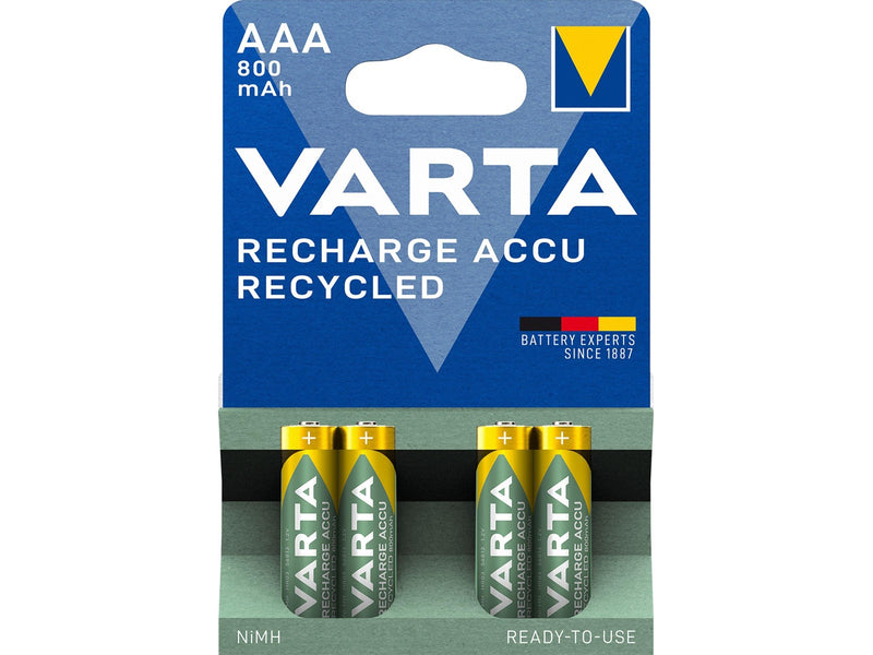 VARTA Recharge Accu Recycled (4-pack)