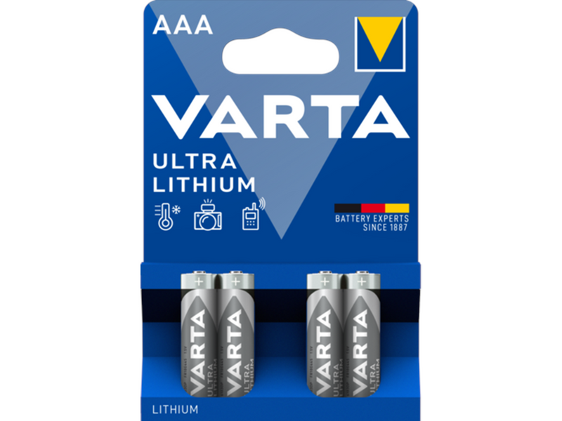 VARTA Ultra Lithium - AAA - 4pk.