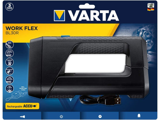 VARTA Work Flex BL30R Light Rechargeable Hand Lamp