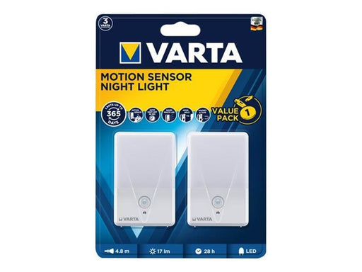 VARTA - night light - LED - warm white light (pack of 2)
