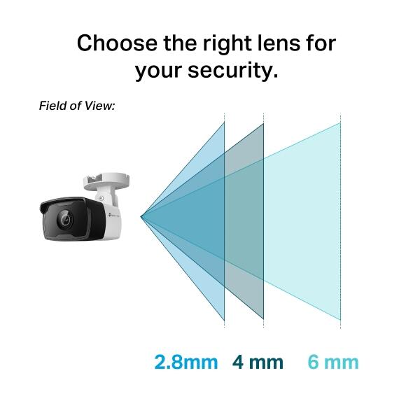 TP-Link VIGI C340I IR Netzwerk-Überwachungskamera für den Außenbereich mit 2,8 mm Objektiv
