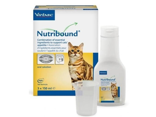 VIRBAC Nutribound Convalescence - dietary supplements for cats - 3x150ml