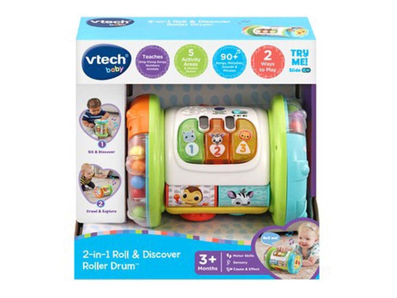 VTech 2- In 1 Rolling Explorer Drum SE