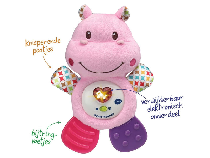 VTech Teething Ring Hippopotamus Pink