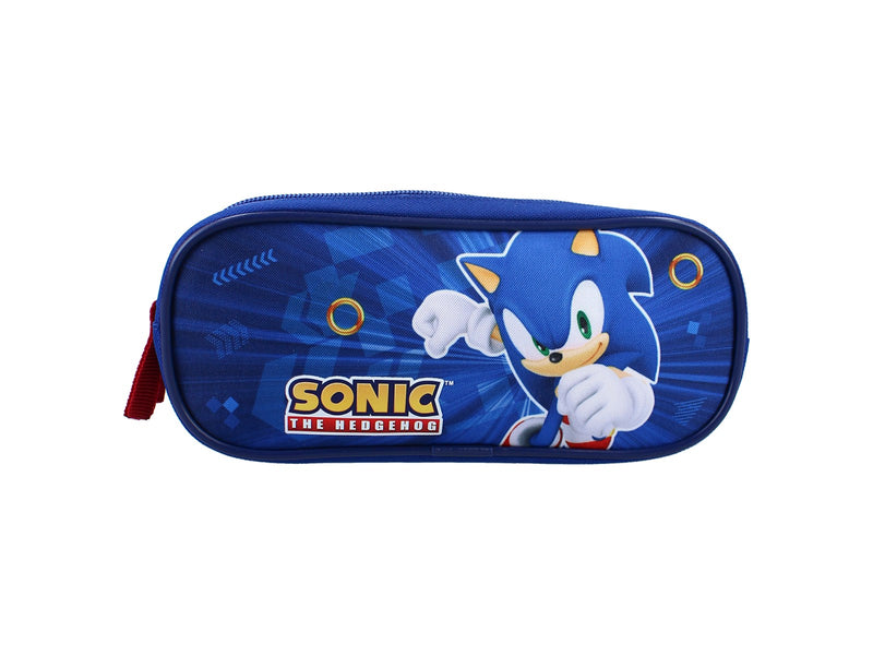 Vadobag Sonic Still Unstoppable Pencil Case 2-Compartment - Blue