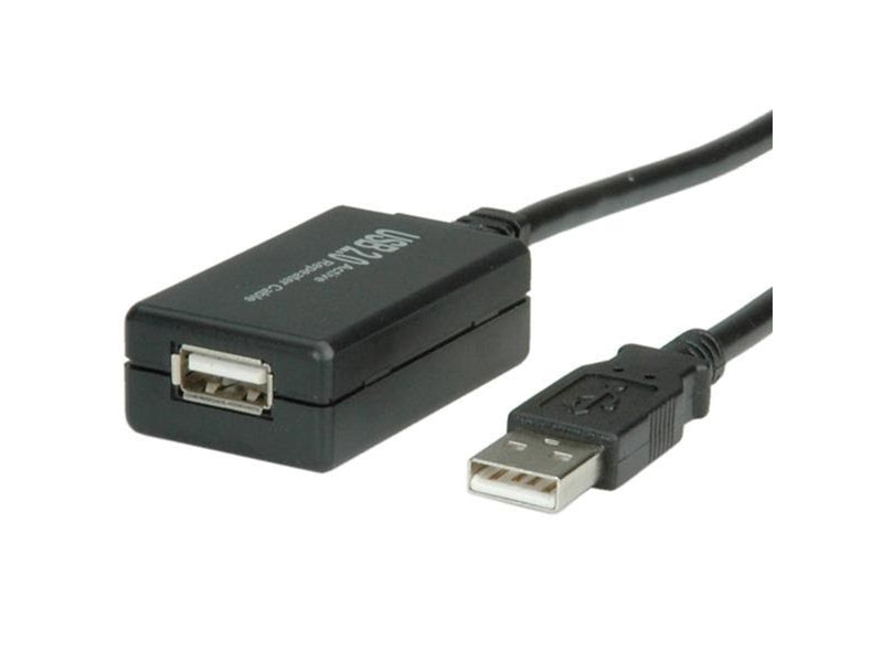 Value Usb 2.0 active extension cable 12m