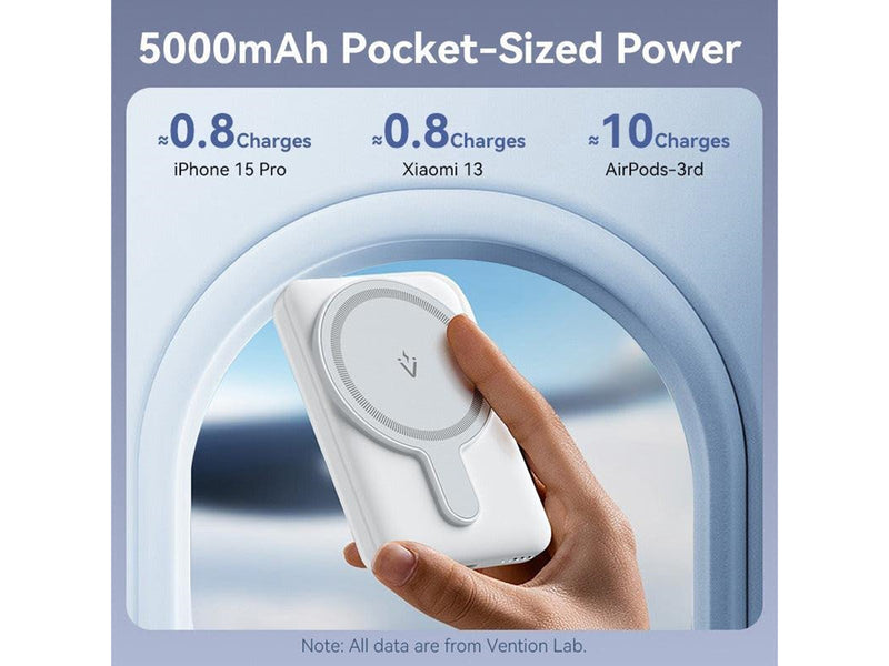 Vention FHSL0 20W magnetic 5000mAh powerbank (blue) - 5000 mAh