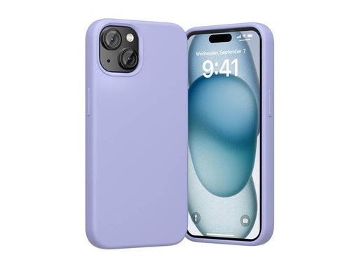Vention KUFV0-20 Silicone Case for iPhone 15 Plus (purple)