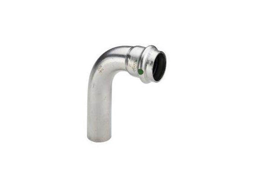 Viega Sanpress Inox bend 90° 35 Stainless steel/bright 435745