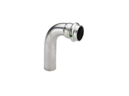 Viega Sanpress Inox bend 90° 54 Stainless steel/bright 435769