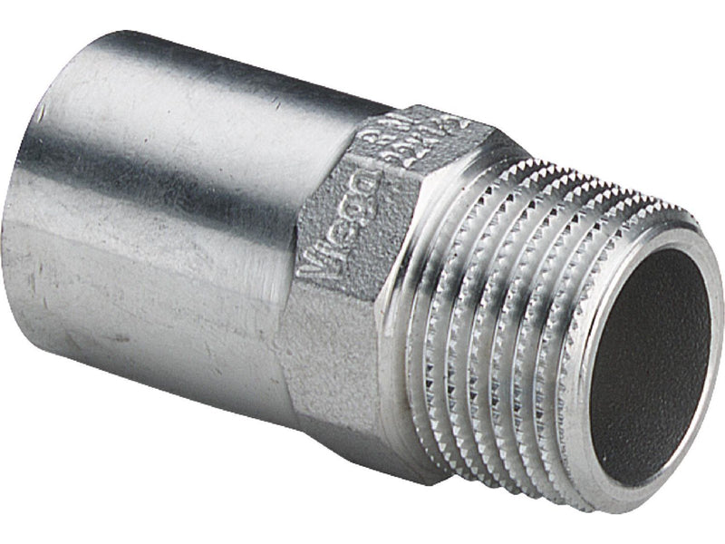 Viega Sanpress Inox insert piece 22 x 1/2" stainless steel 436735