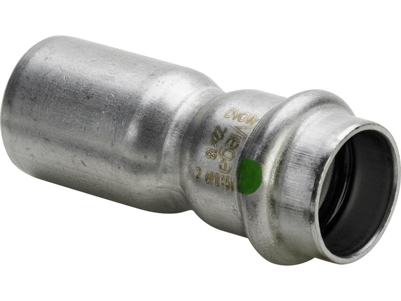 Viega Sanpress Inox reduction 35 x 28 mm stainless steel