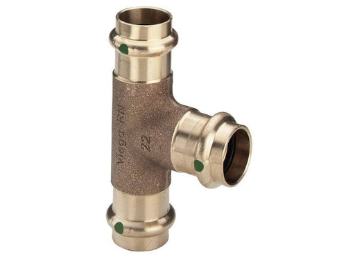 Viega Sanpress T-piece 15 mm gunmetal