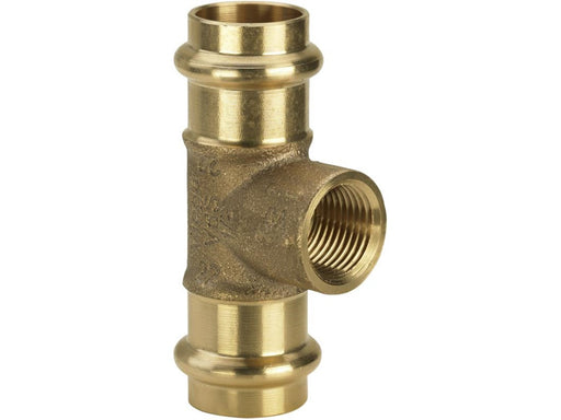 Viega Sanpress T-piece 15 x 1/2" x 15 mm gunmetal