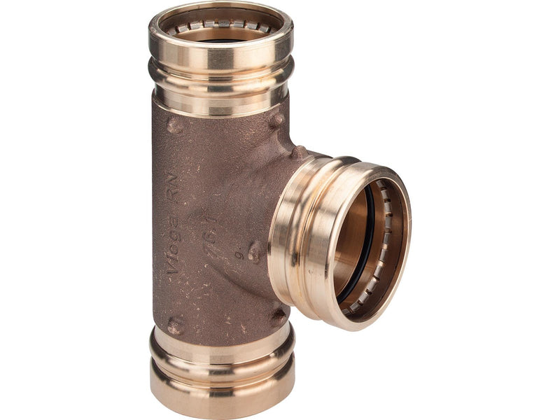 Viega Sanpress XL T-piece 76.1 mm gunmetal