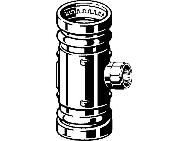 Viega Sanpress XL Tee 76.1 x 3/4" x 76.1mm gunmetal