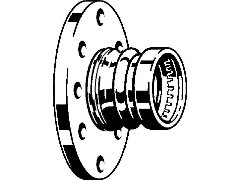 Viega Sanpress XL flange transition gunmetal DN65-76.1 mm