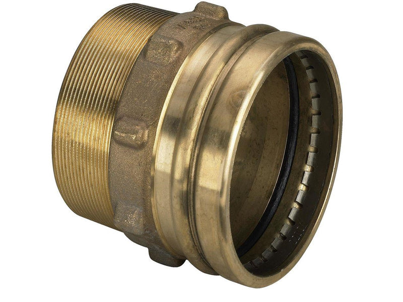 Viega Sanpress XL transition 76.1 x 2 1/2" sleeve/nipple gunmetal
