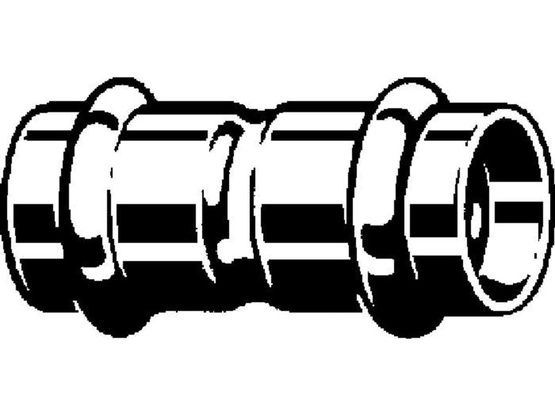 Viega Sanpress inox sleeve 35 mm stainless steel
