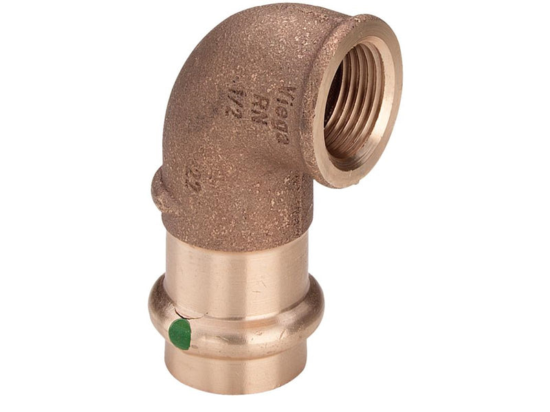 Viega Sanpress transition angle 90° 22 x 1/2" mm
