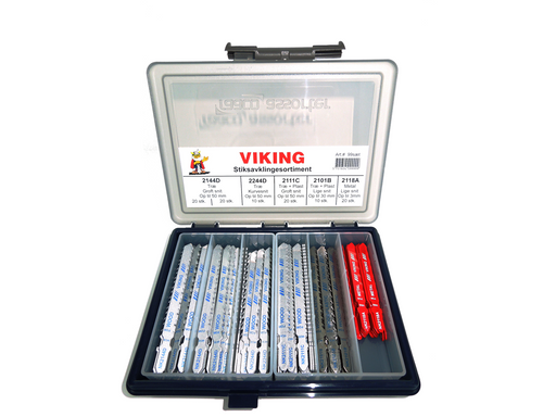 Viking jigsawblades NK-99 Assortment of 100 pieces