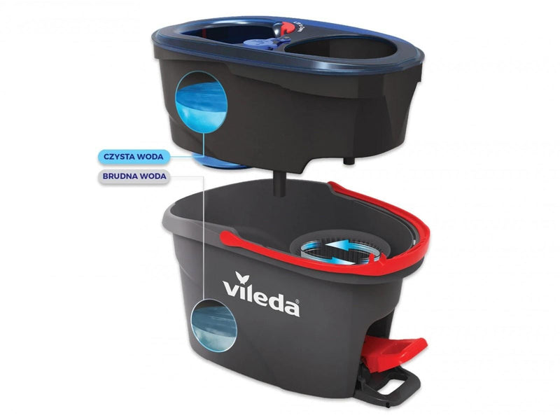 Vileda H2PrO Spin Mop System Dual-Tank System