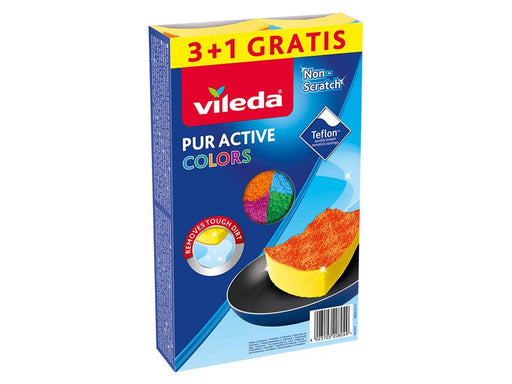 Vileda Pur Active Colors dishwasher 4 pcs.