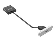 Vision TechConnect 3 modular facility plate kit with snap-ins and cables