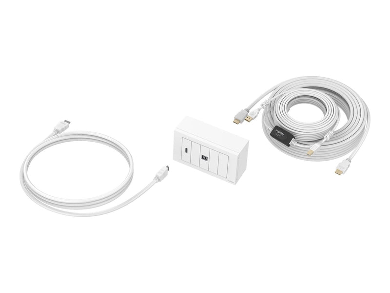 Vision TechConnect flush mount faceplate kit - 10m