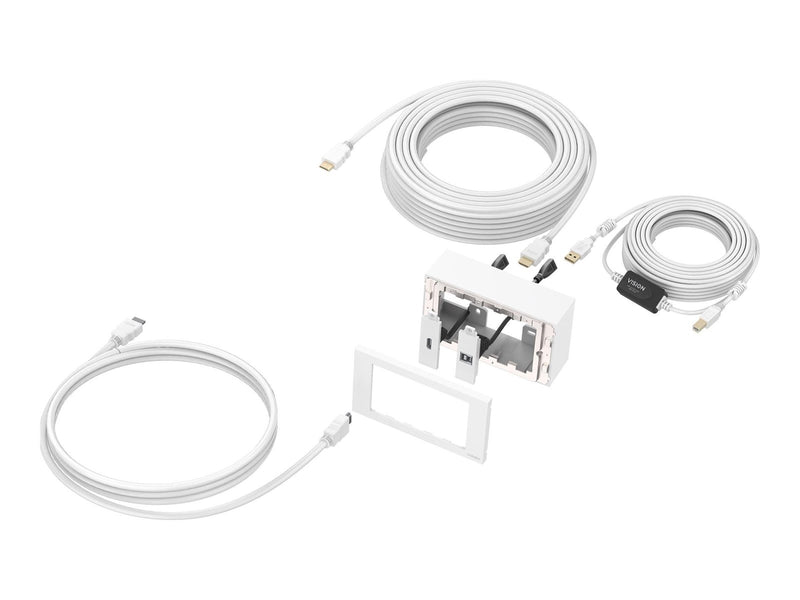 Vision TechConnect flush mount faceplate kit - 10m