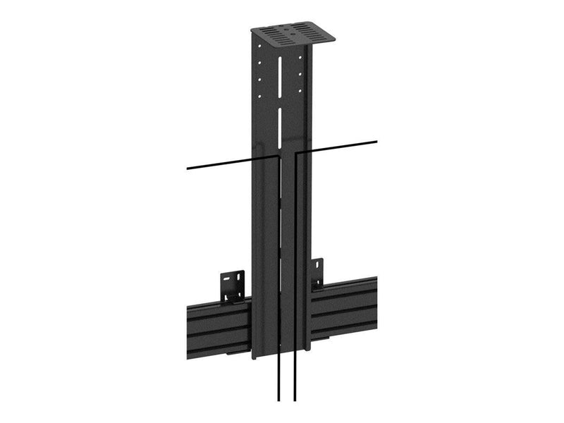 Vision mounting kit - heavy-duty - for 2 LCD displays - landscape - black - Max 120 kg - recommended for 75"