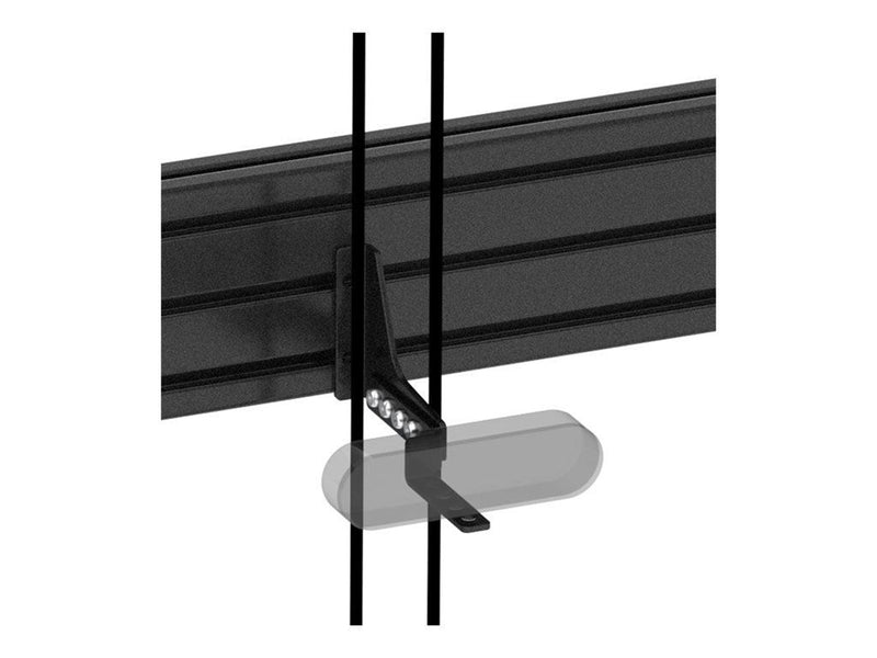 Vision mounting kit - heavy-duty - for 2 LCD displays - landscape - black - Max 120 kg - recommended for 75"
